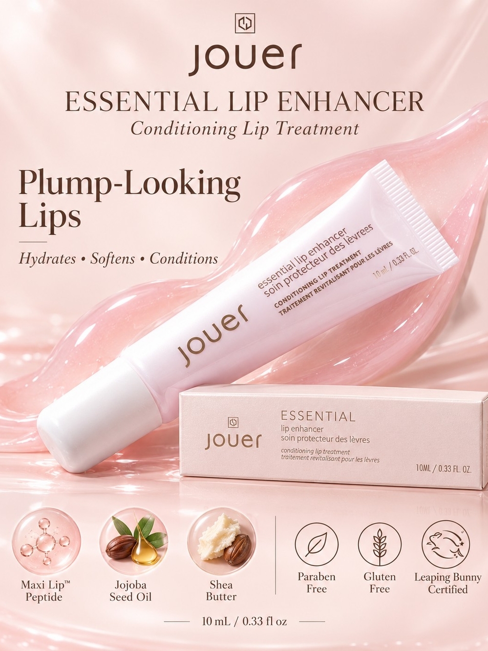 Jouer Essential Lip Enhancer Conditioning Treatment — Pink